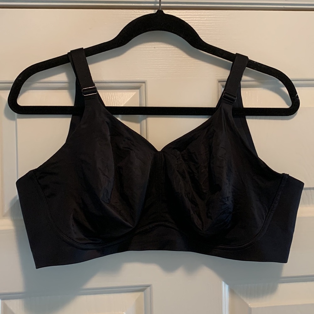 Black Wireless Back Smoothing Bra - image 4